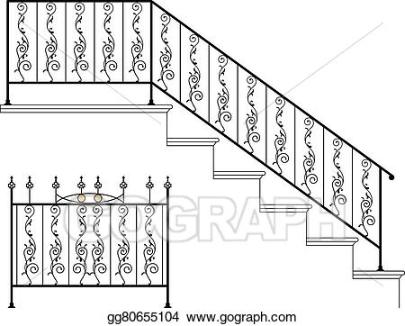 staircase clipart artistic