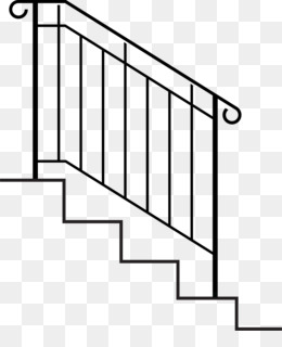 staircase clipart railing