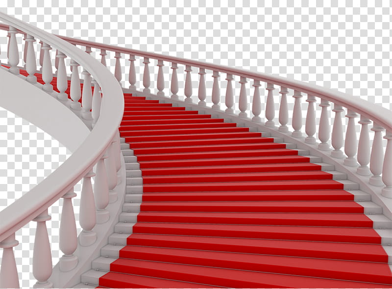 staircase clipart red stair