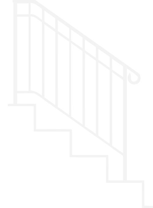 staircase clipart steel railing