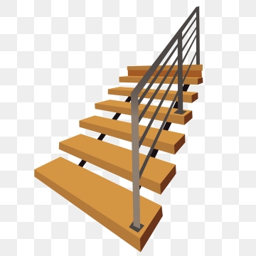 staircase clipart wooden stair