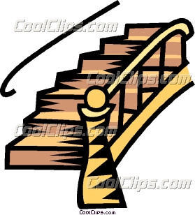 staircase clipart house