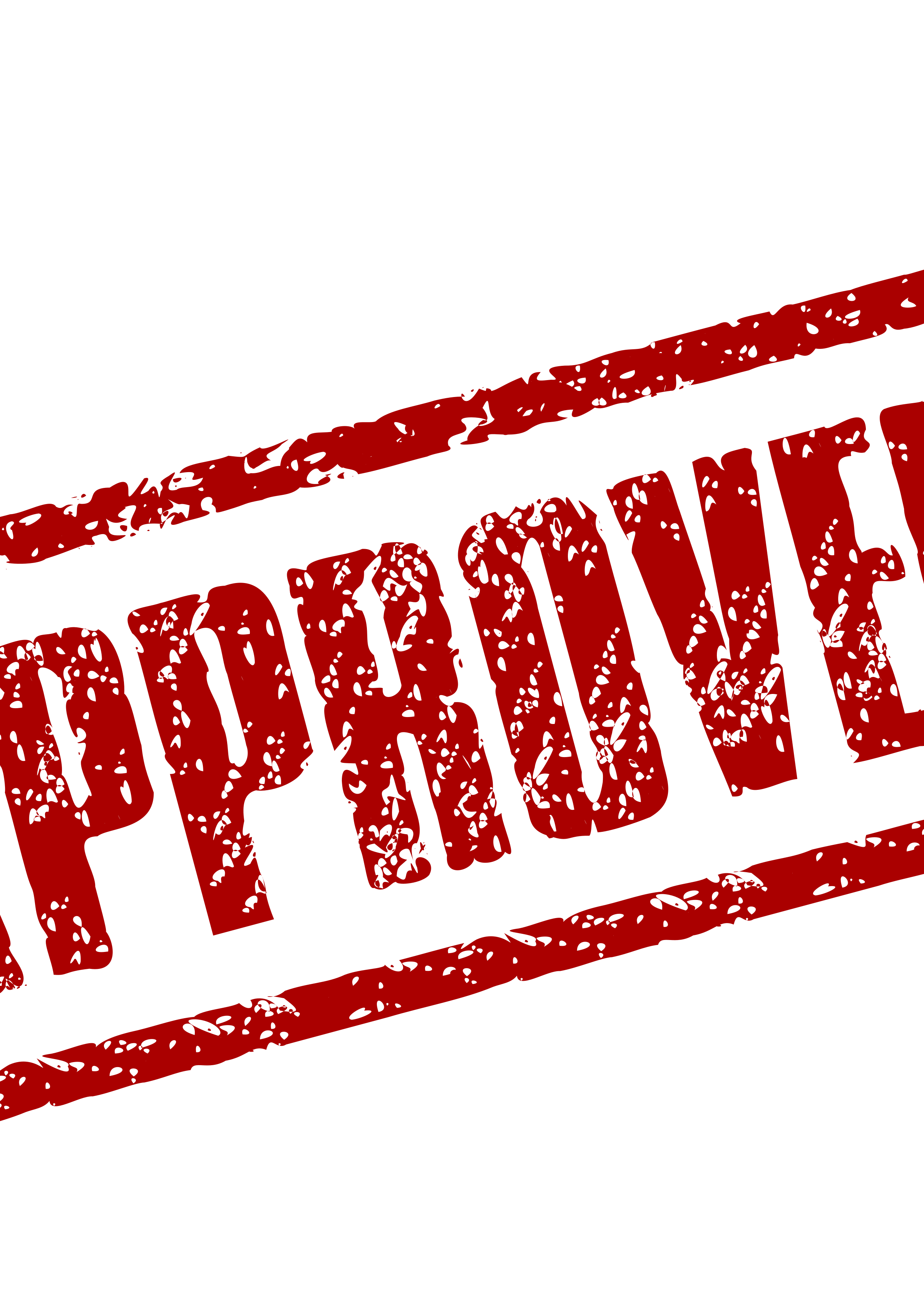 Collection of free approving. Stamp clipart award