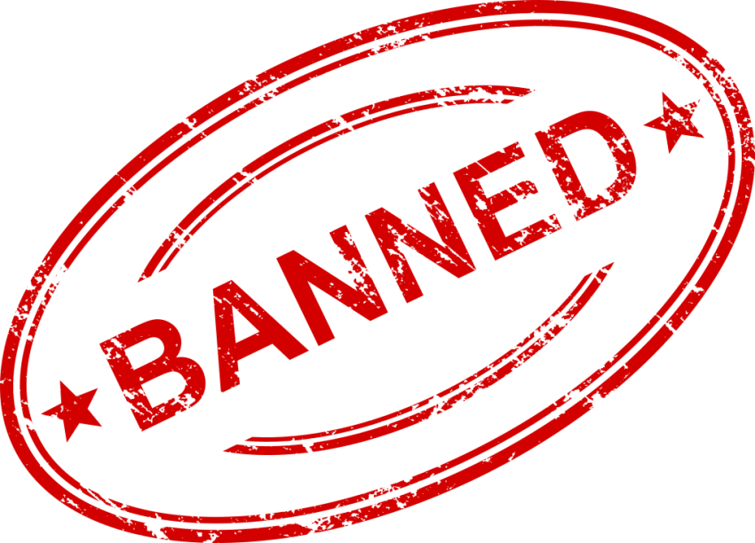 stamp clipart banned