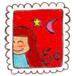 stamp clipart cute