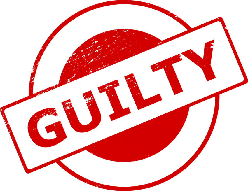 stamp clipart guilty