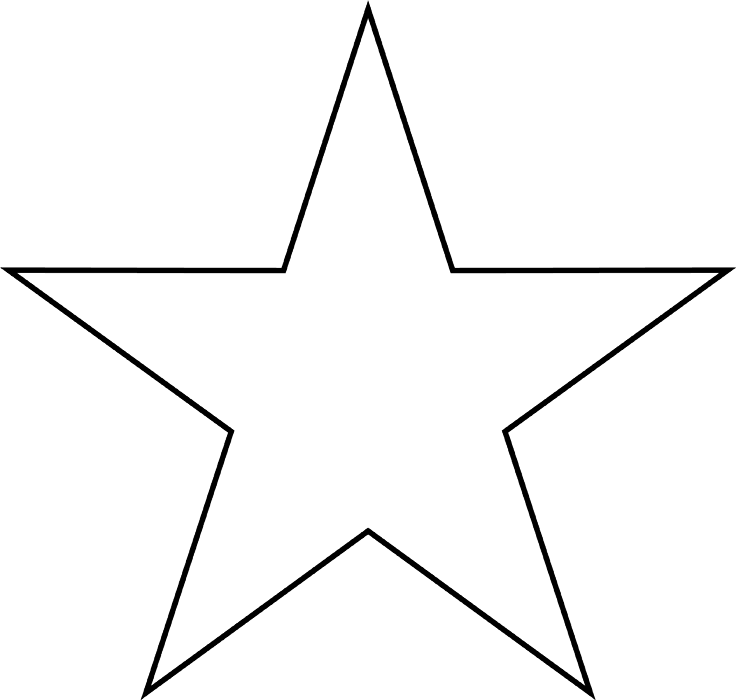 Clipart stars. Star clip art outline