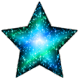 star clip art glitter