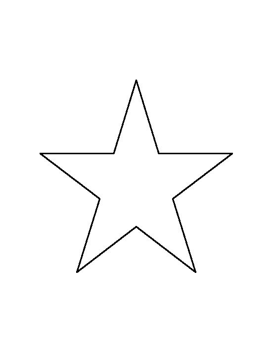  inch use the. Star clip art star pattern