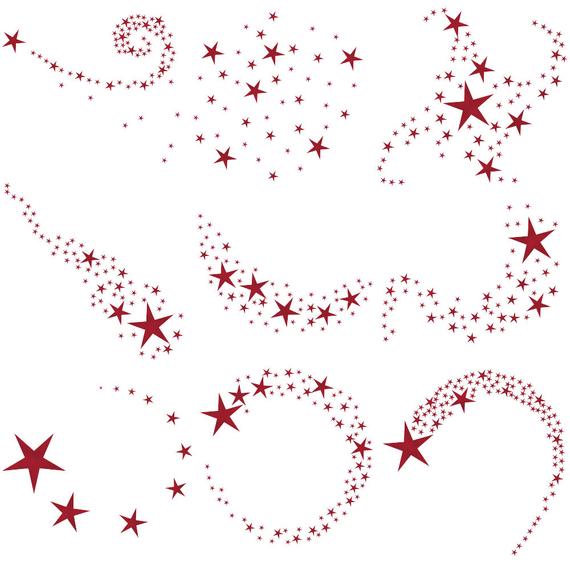 Swirling stars swirls gothic. Clipart star swirl