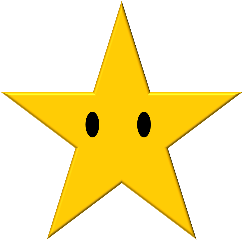Clipart stars transparent background. Mario star with eyes