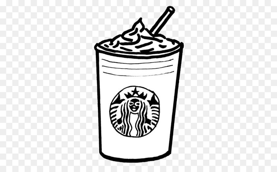 Starbucks clipart black and white, Starbucks black and white ...
