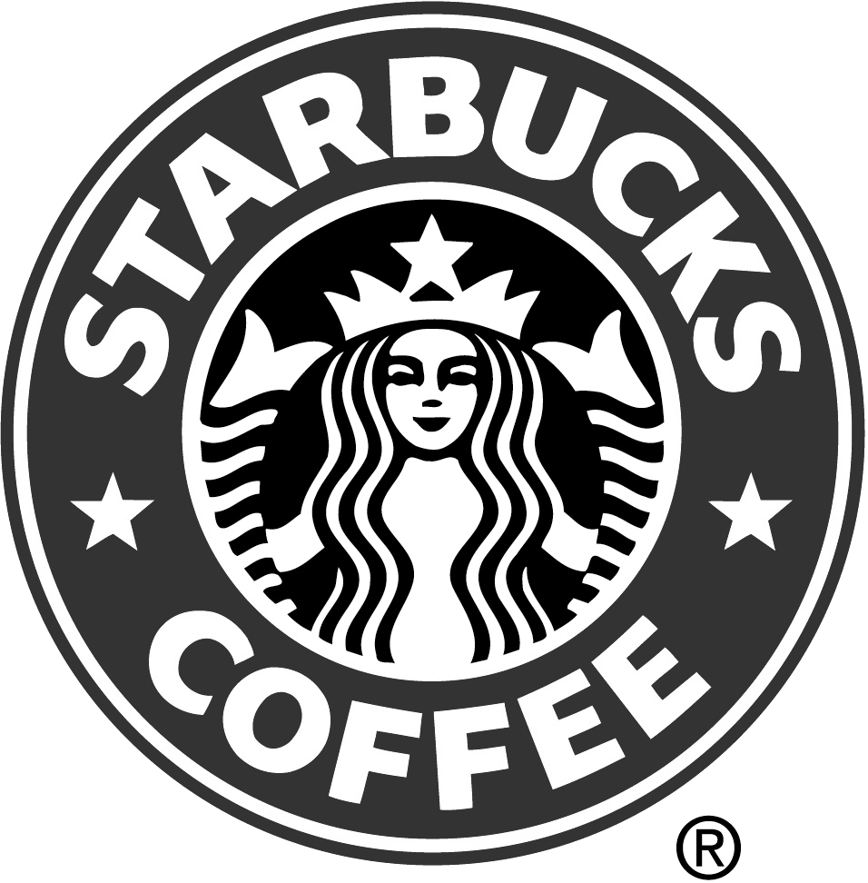 Logo drawing at getdrawings. starbucks clipart black and white clipart, tra...