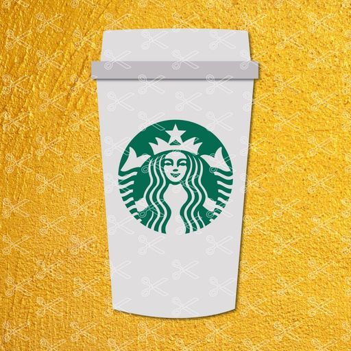 Starbucks clipart design. Svg free cute cut
