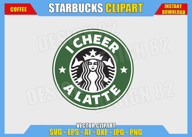 I cheer a latte. Starbucks clipart shirt