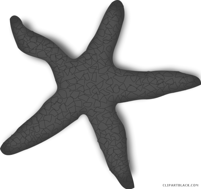 Cute clipartblack com animal. Starfish clipart black and white