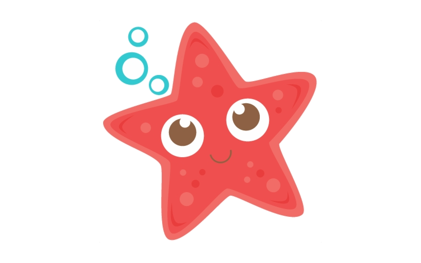 starfish clipart cute