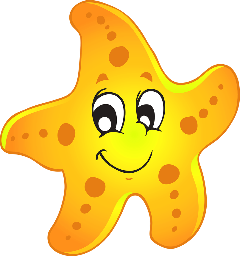 starfish clipart cute