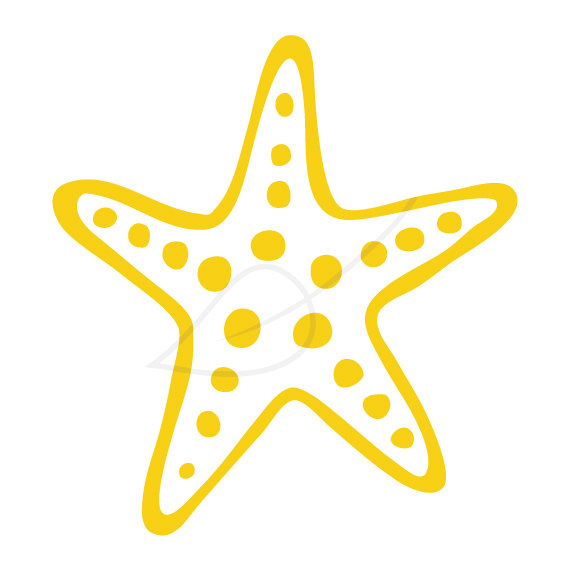 Free download best . Starfish clipart cute yellow