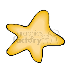 starfish clipart gold starfish