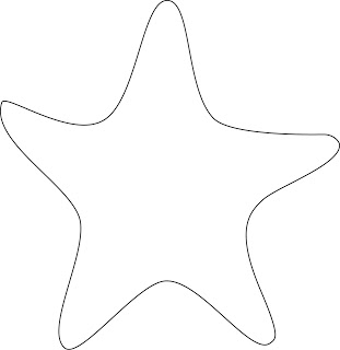 Free template download clip. Starfish clipart printable