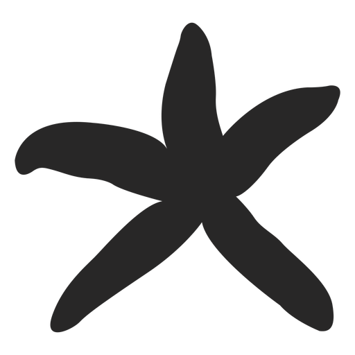 Transparent cliparts clipartpost . Starfish clipart silhouette
