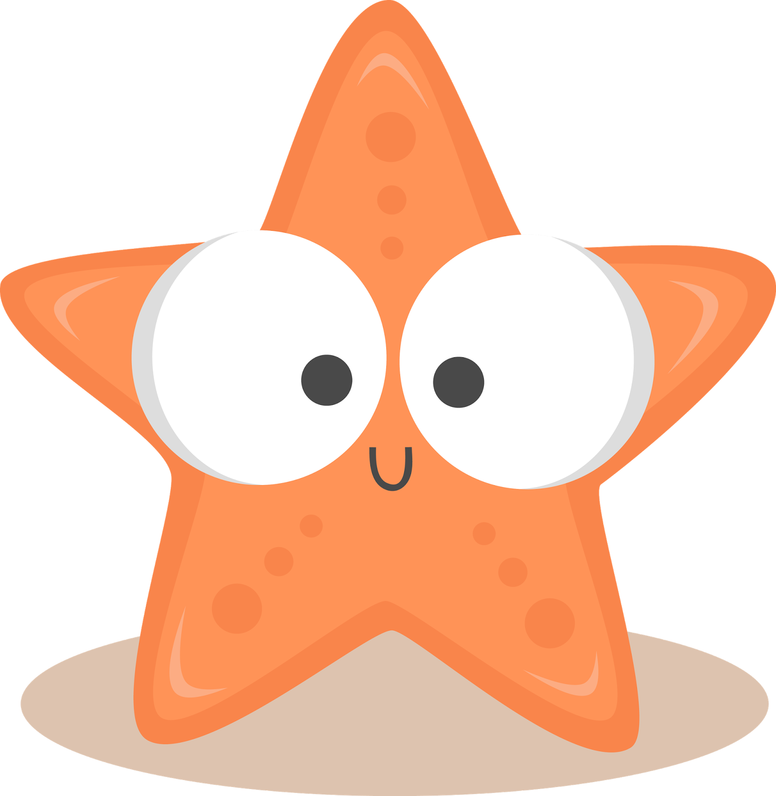 starfish clipart skinny