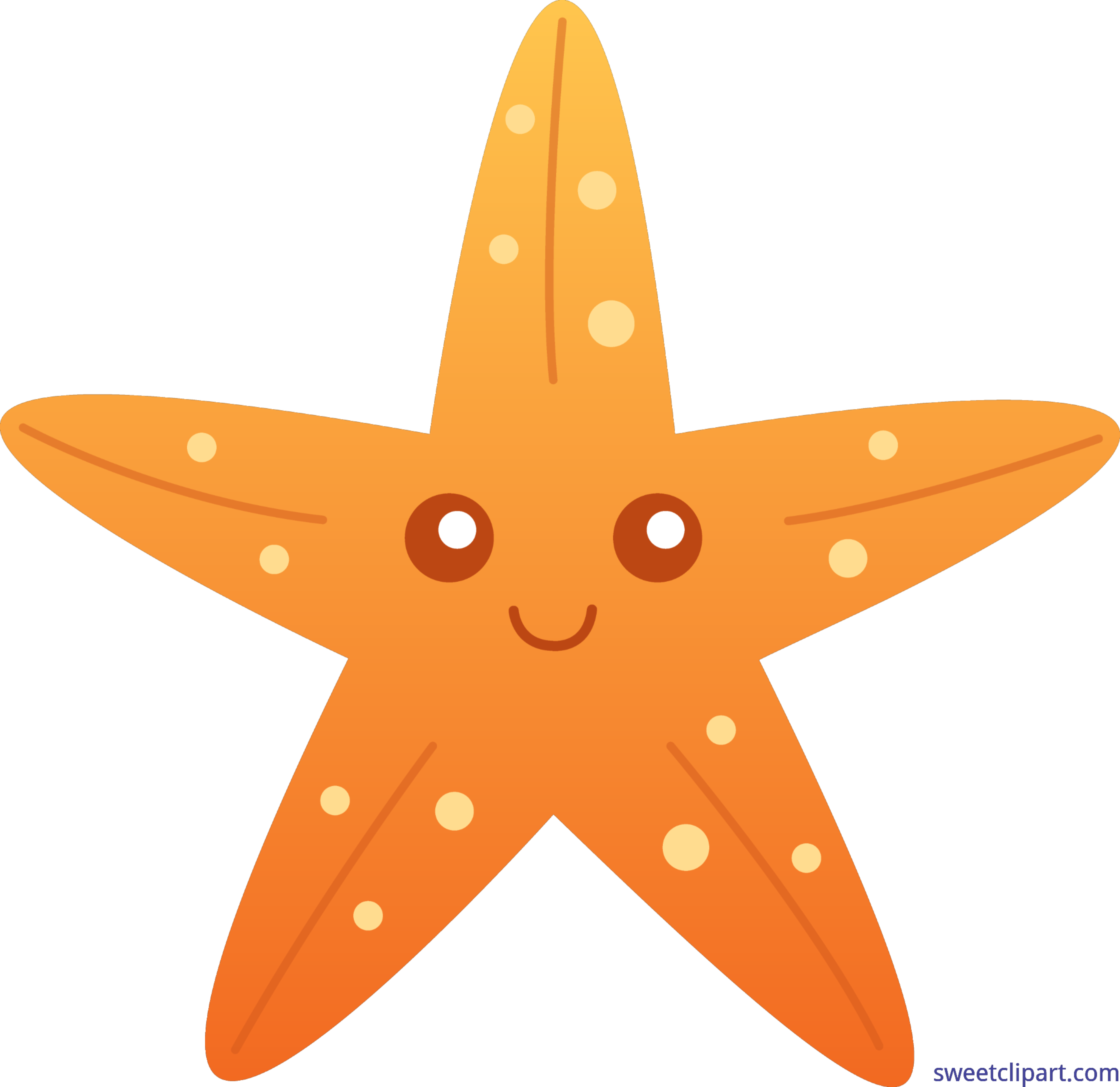 starfish clipart square object