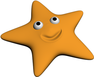 Starfish clipart star shaped object. Fish animated png 