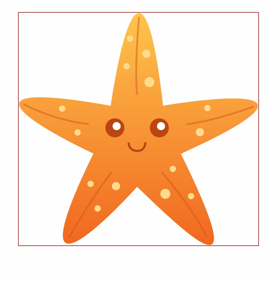 Cute transparent png . Starfish clipart star shaped object
