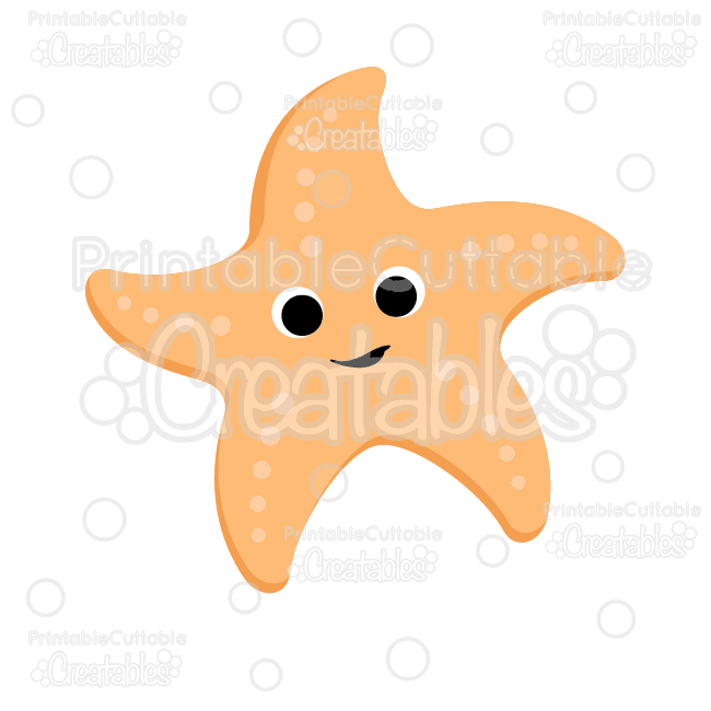 starfish clipart svg