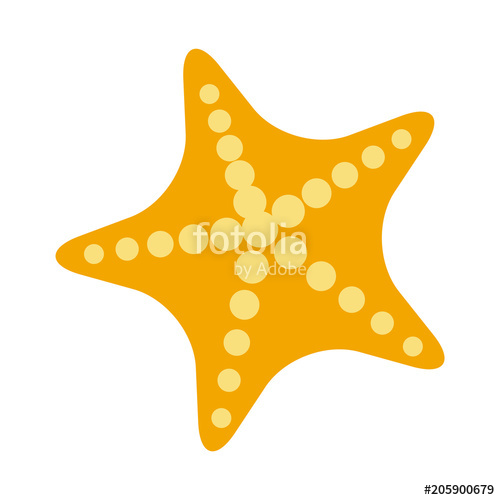 Starfish clipart vector. Icon clip art stock
