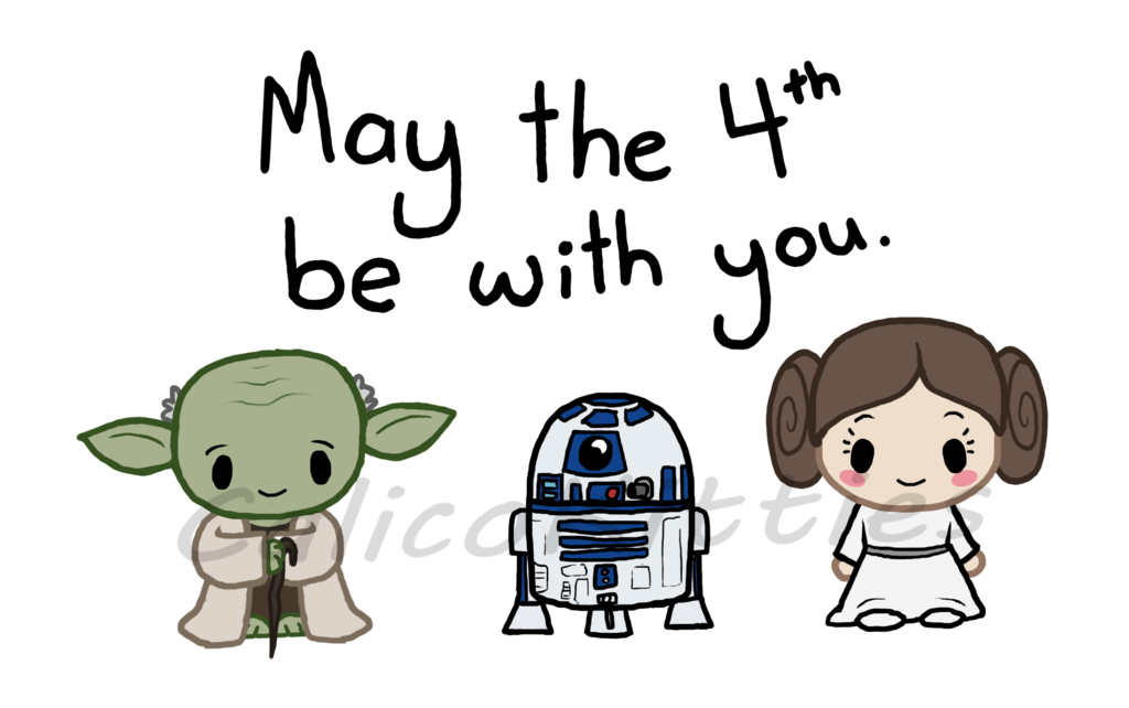 starwars clipart may the fourth be with you