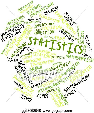 statistics clipart statistics word