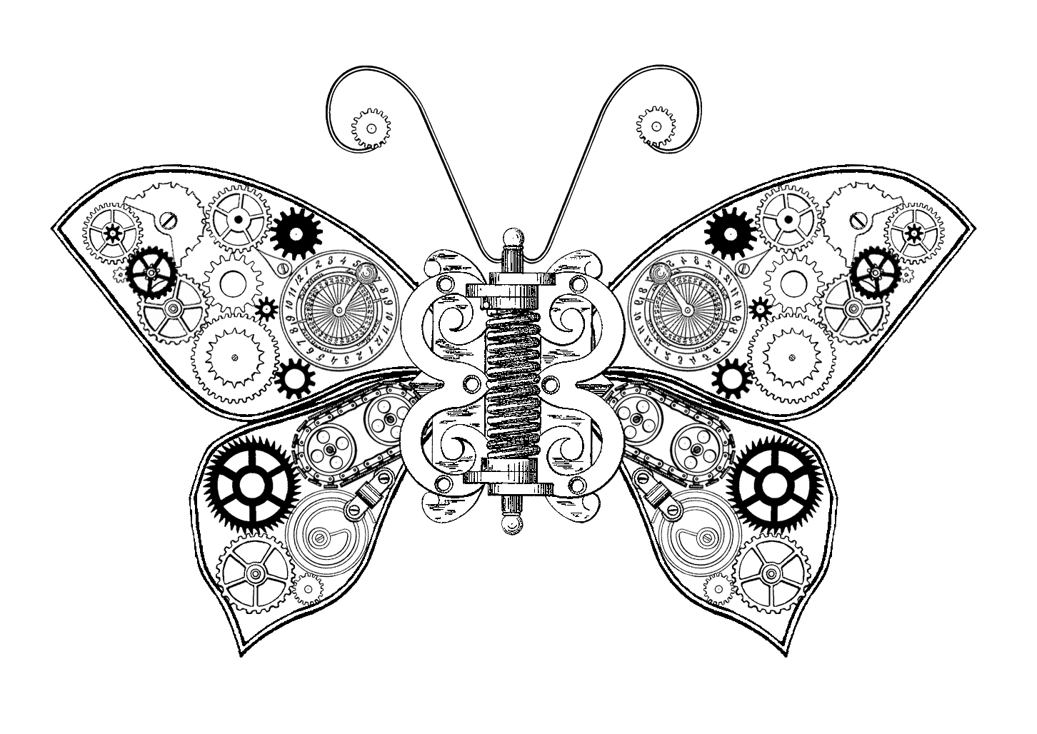 Free on dumielauxepices net. Steampunk clipart dragonfly