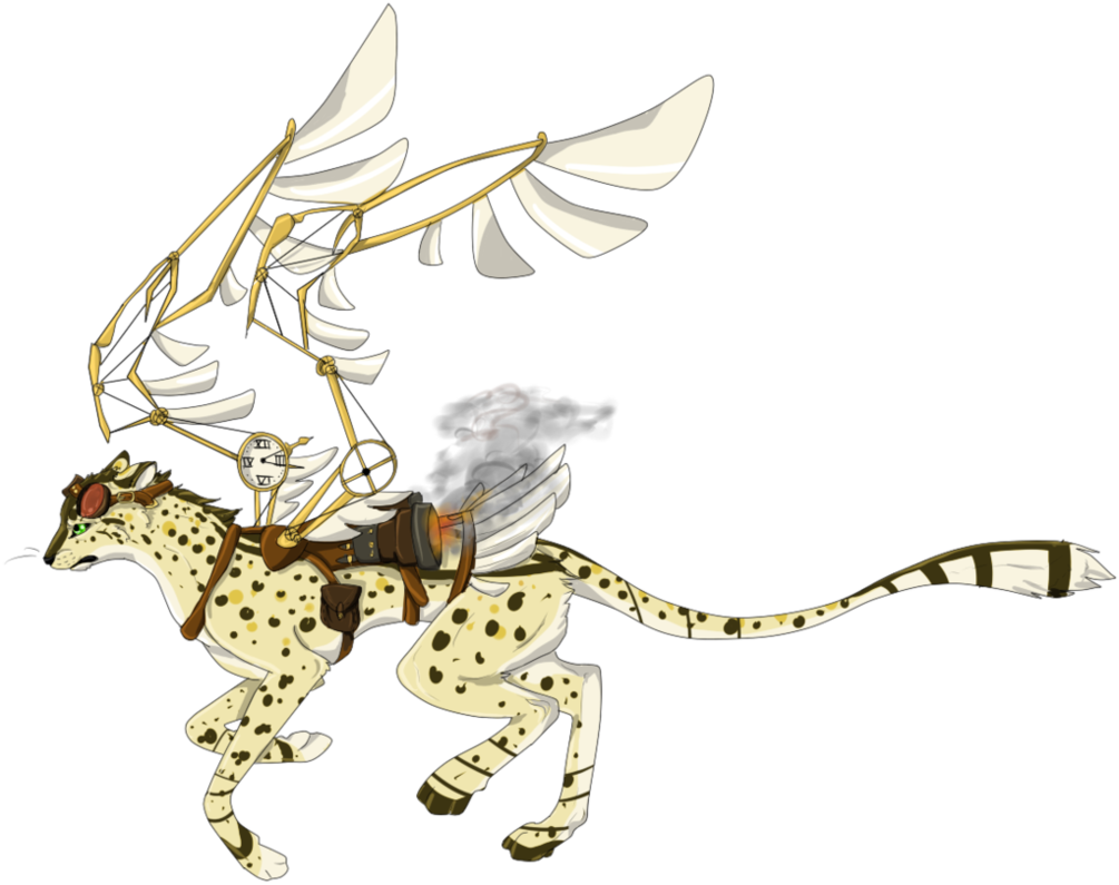 Closed cheetah adopt price. Wing clipart steampunk