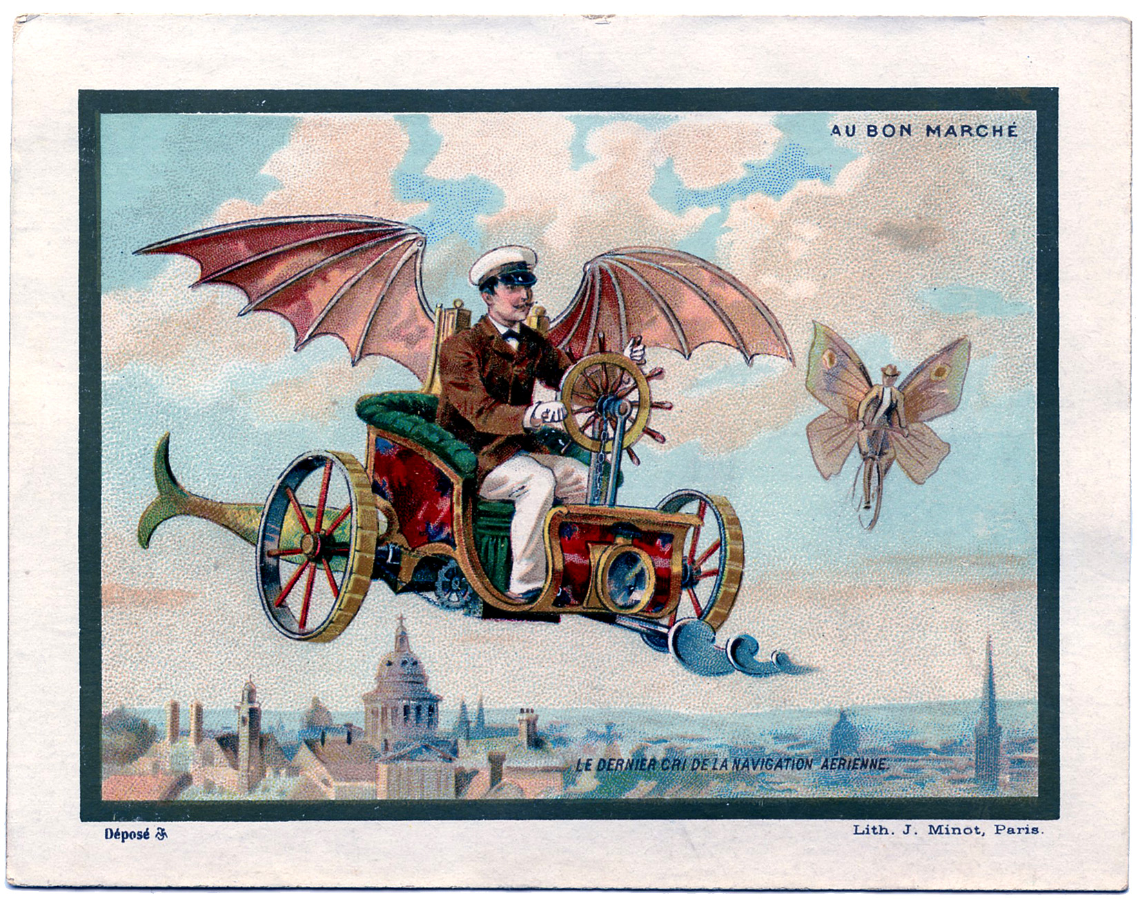 Steampunk clipart flying machine. Image the graphics fairy