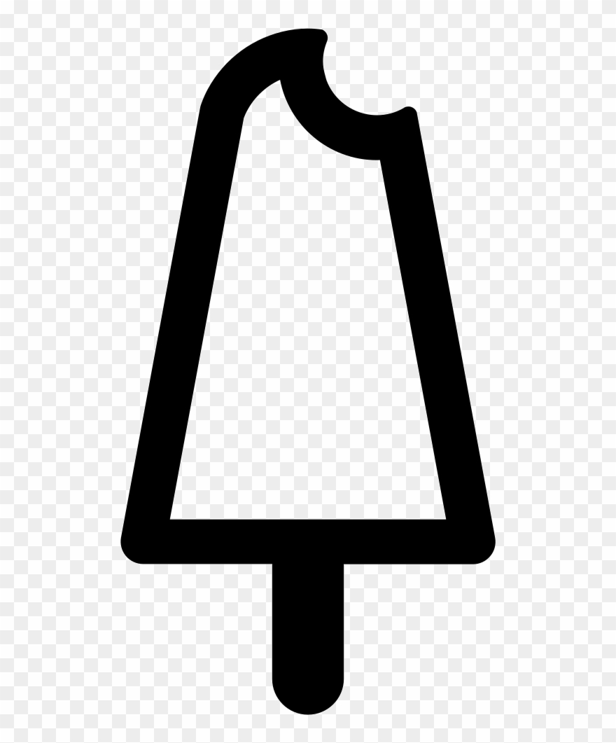 Cream with bite svg. Stick clipart one