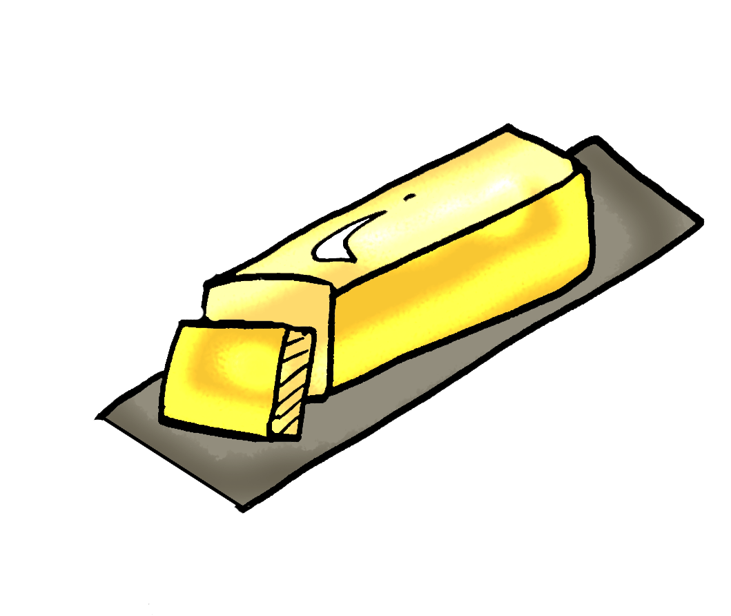 Butter hanslodge cliparts view. Stick clipart outline