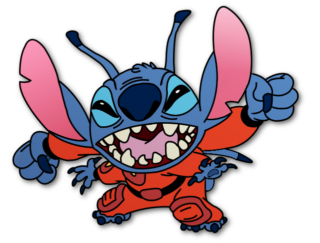 stitch clipart angry
