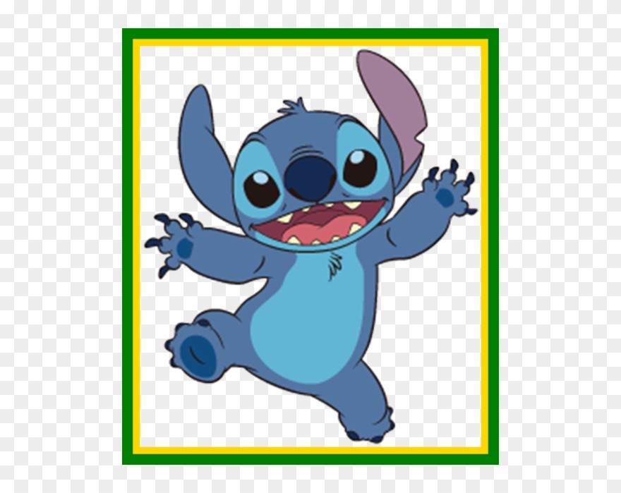 Stitch clipart animasi bergerak  power point Stitch 