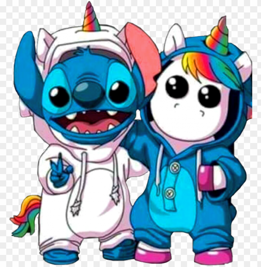 Stitch clipart dabbing. Sticker unicorn unicornio rainbow