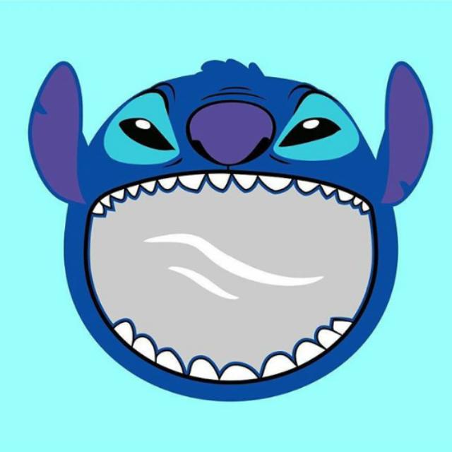 Stitch clipart kepala. Cermin auto accessories on
