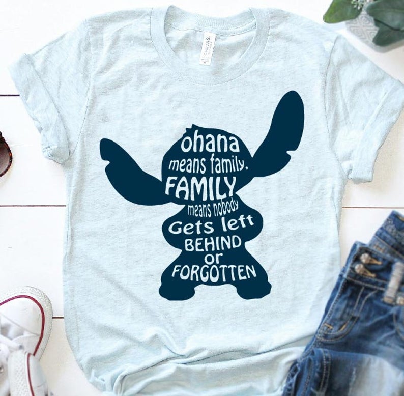 stitch clipart ohana means family