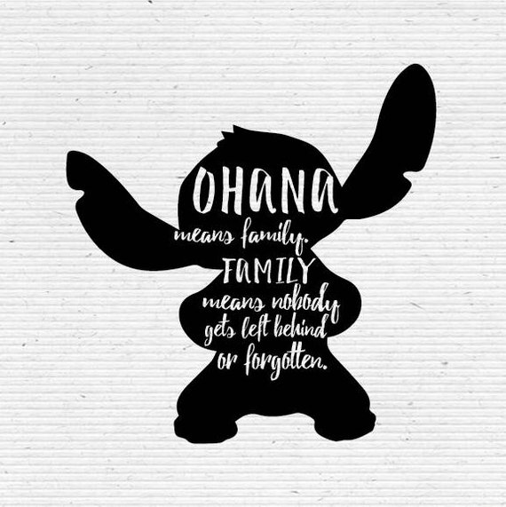 Download Stitch clipart ohana means family, Stitch ohana means ...