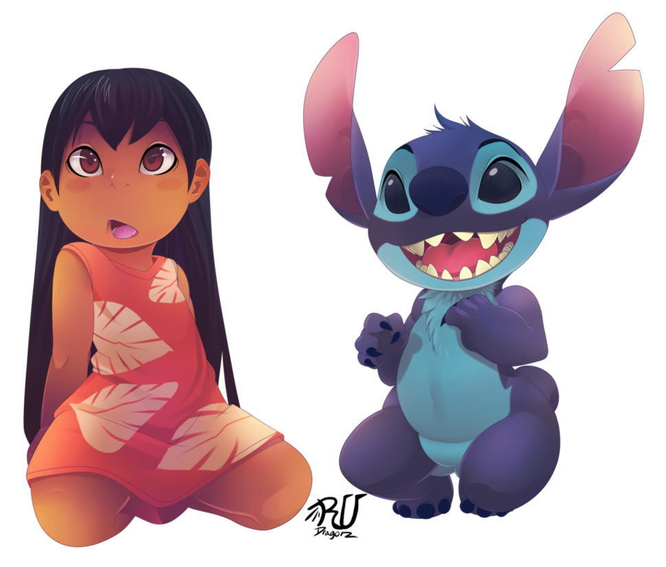 stitch clipart realistic