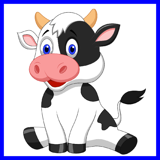 Shocking collection of cow. Stitch clipart transparent background