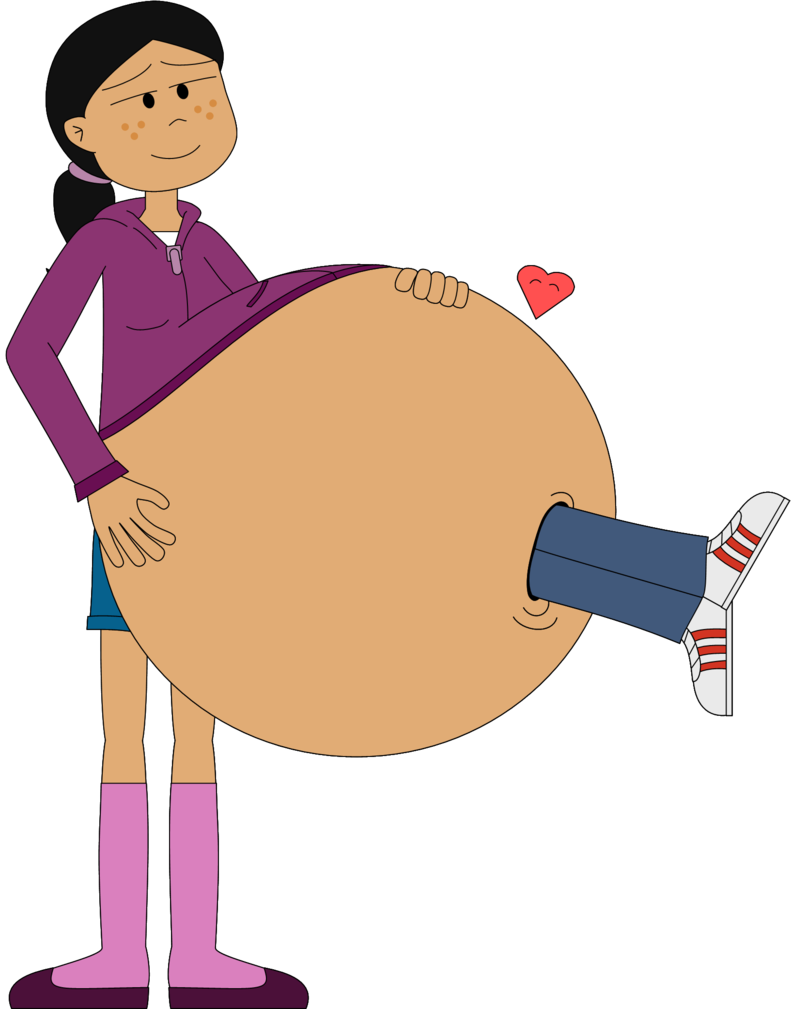 stomach clipart belly button
