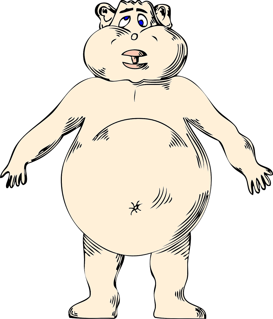 Stomach clipart fat kid, Stomach fat kid Transparent FREE for download