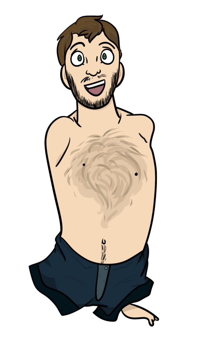 stomach clipart male chest